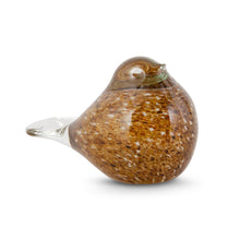 Load image into Gallery viewer, Brown Glass Bird