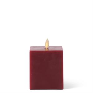 Red Square Candle