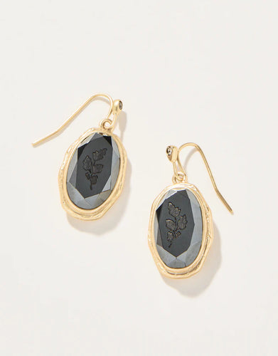 Linden Oval Drop Earrings