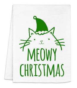 Meowy Christmas Towel