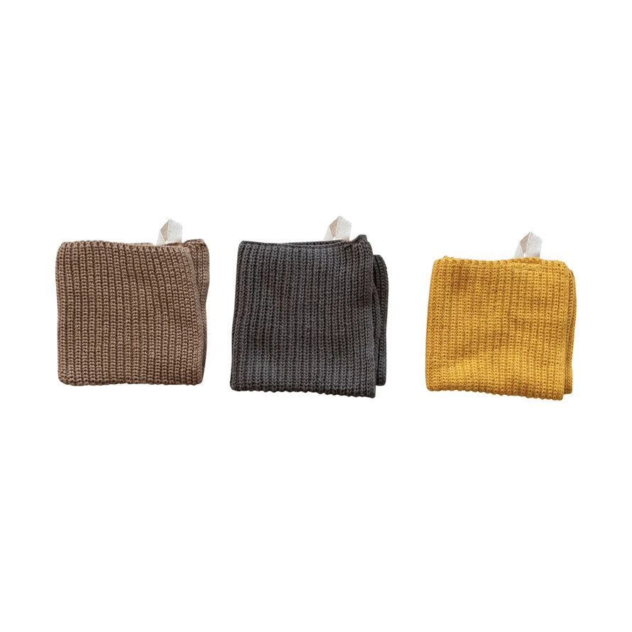 Cotton Knit Dish Cloth Autumn