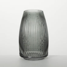 Load image into Gallery viewer, Ribbed Glass Vase