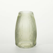 Load image into Gallery viewer, Ribbed Glass Vase