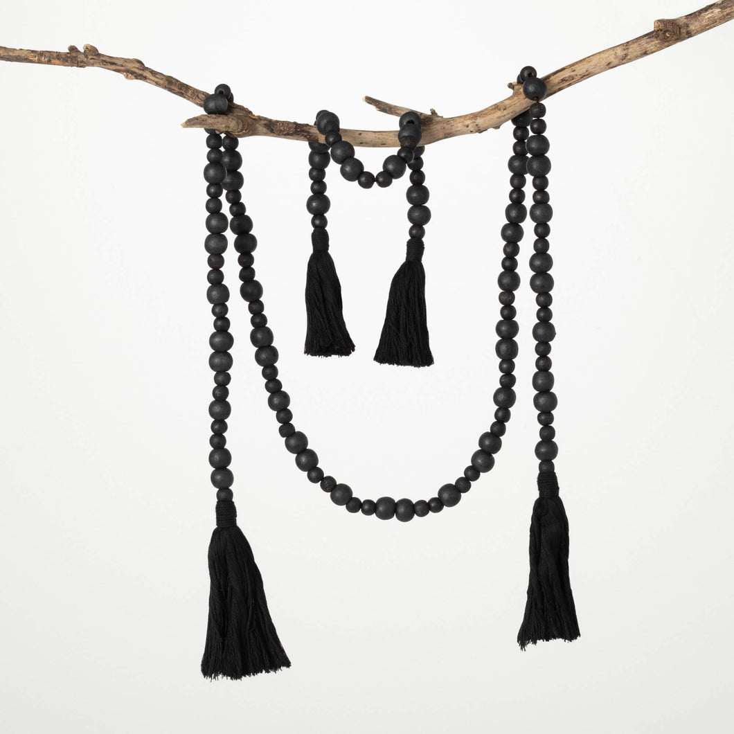 Black Bead Garland