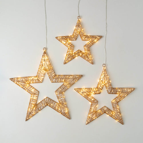 Gold Lighted Star