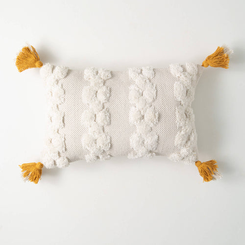 Ivory Tufted Pillow