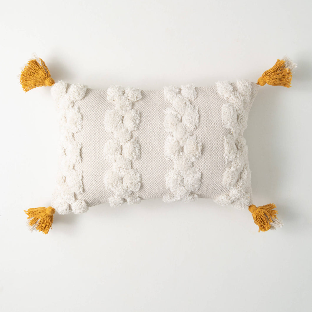 Ivory Tufted Pillow