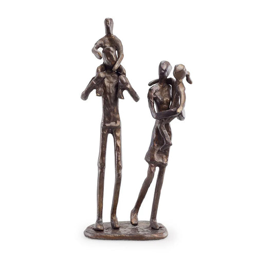 Parents Children Bronze Sculpture