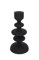 Black Alum Candle Holder