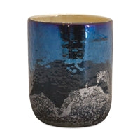 Iridescent Blue Vase