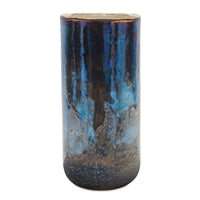 Iridescent Blue Vase