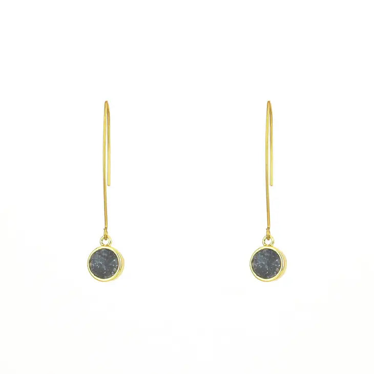 Druzy Dangle Earring