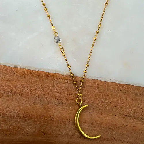 Moon Diamond Necklace